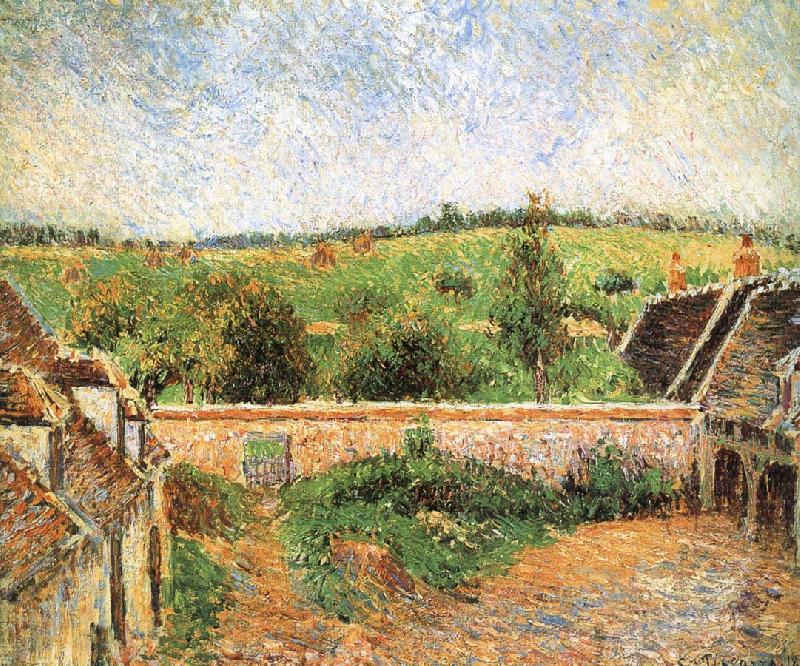 Camille Pissarro Farmer s yard